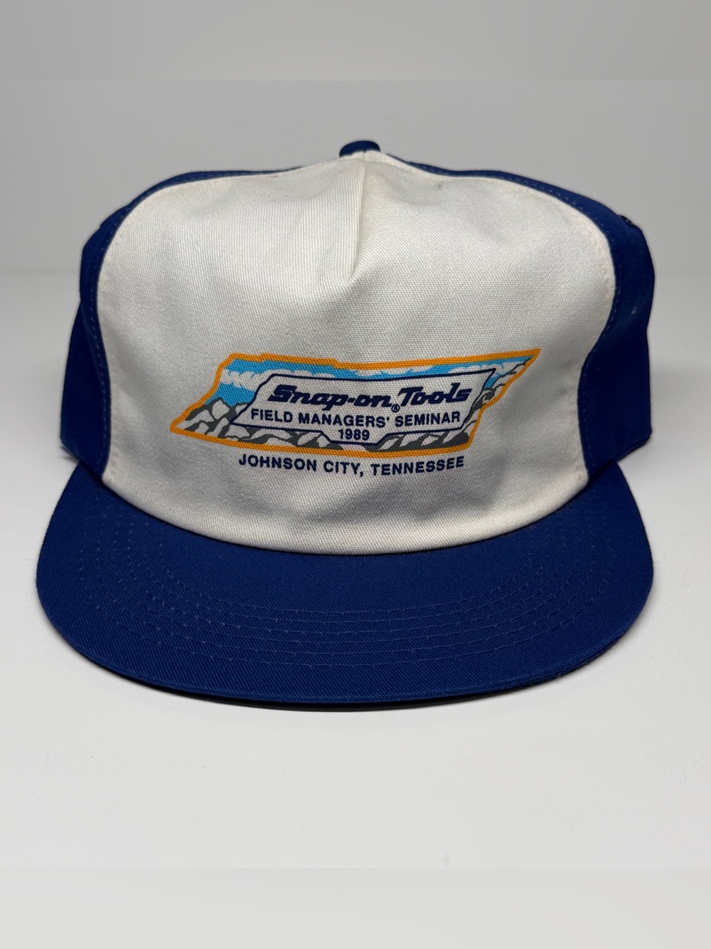Vintage '89 Snap-On Tools Snapback Hat K-Products Johnson City, TN Made in USA